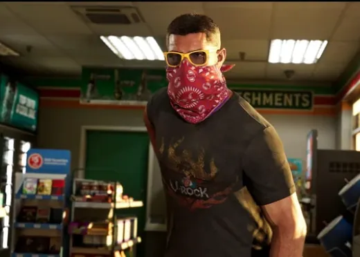 Jason GTA 6 T-shirt V-Rock
radio station Vice City